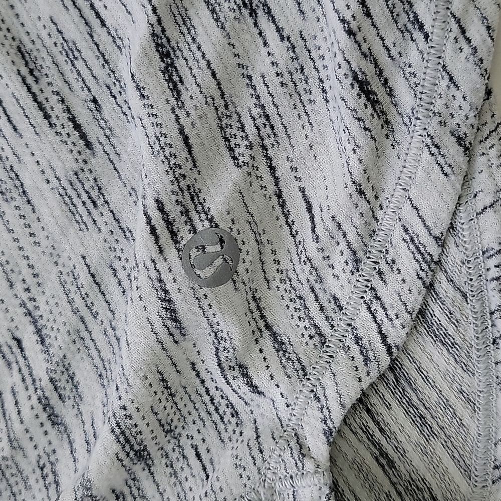 Lululemon Raise The Barre TankTiger Space Dye Black White / Dark Carbon - Picture 12 of 14